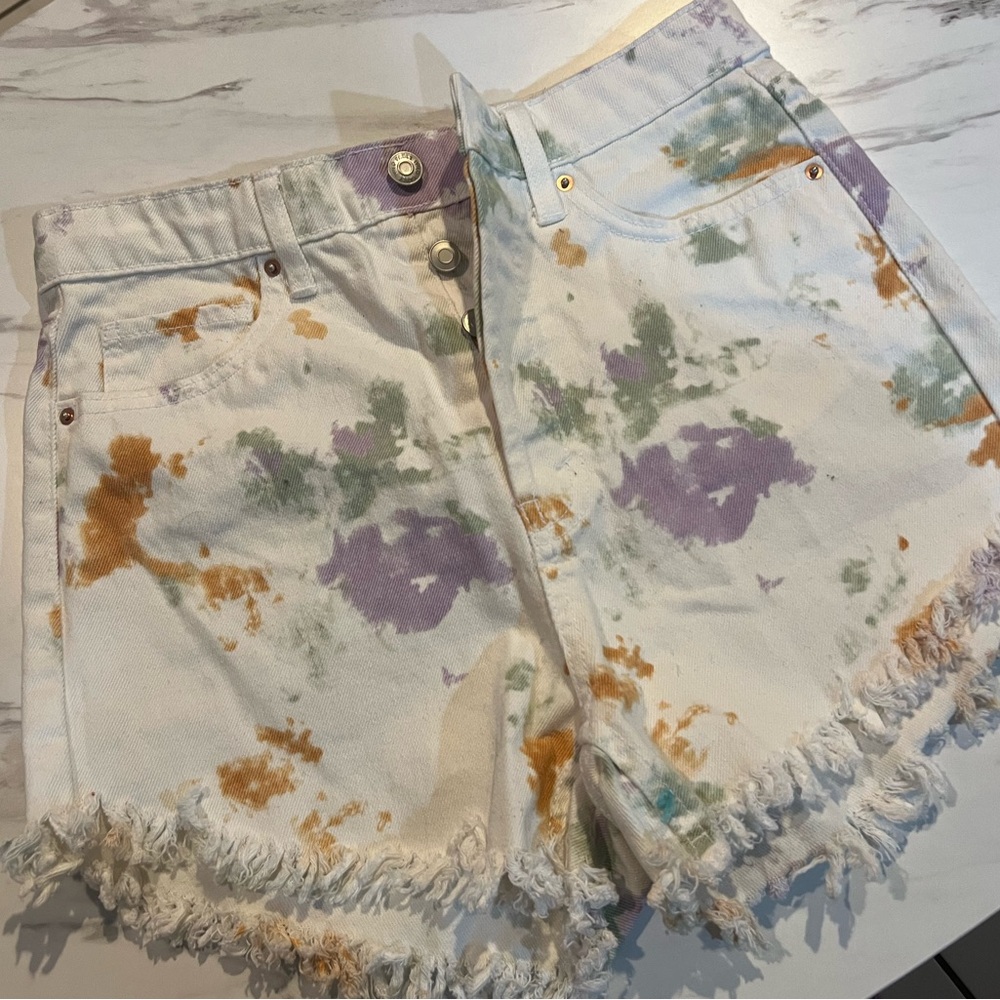 Wild Fable white jean shorts